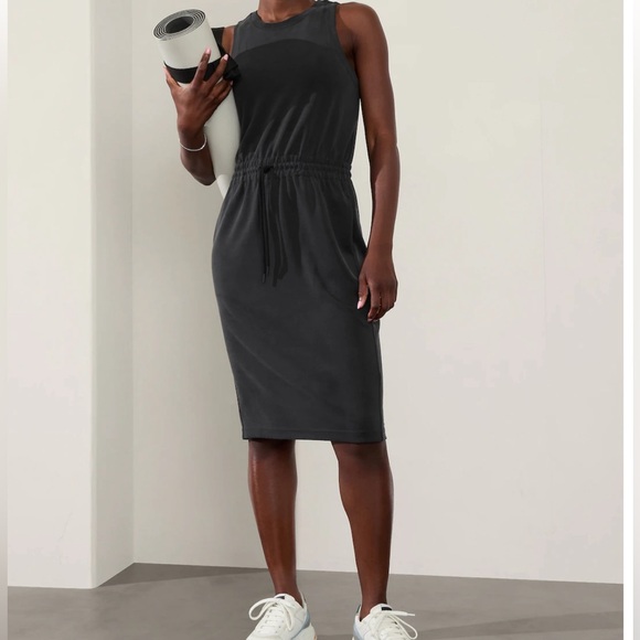 Seasoft Midi Dress, Athleta, size M, EUC - Picture 2 of 6